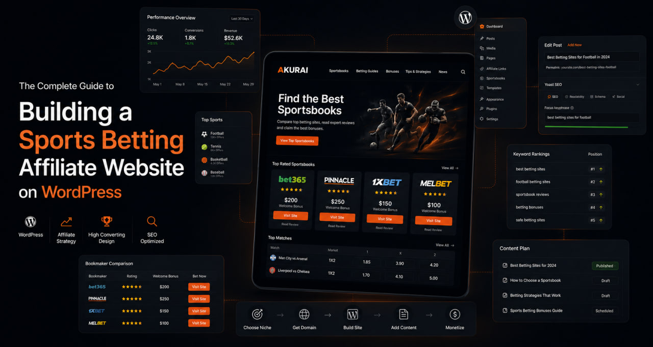 The Complete Guide to Building a Sports Betting Affiliate Website on
WordPress