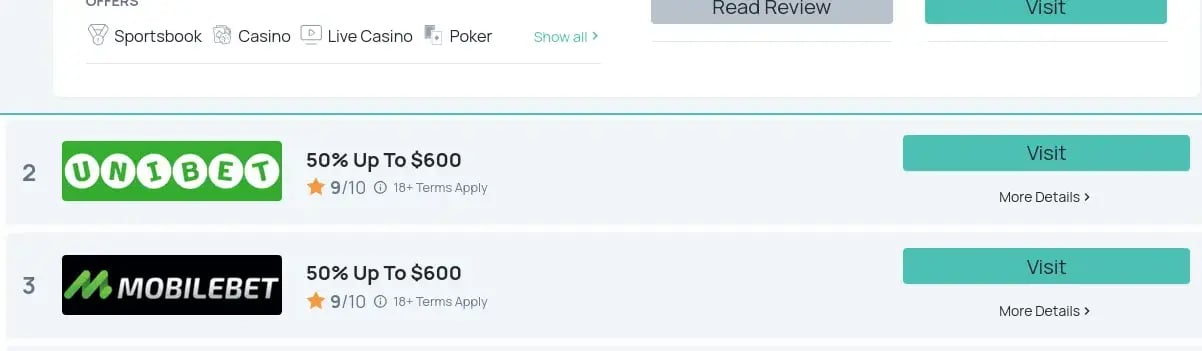 Sports Betting Affiliate WordPress Theme