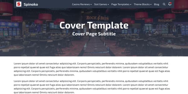 page-cover-template