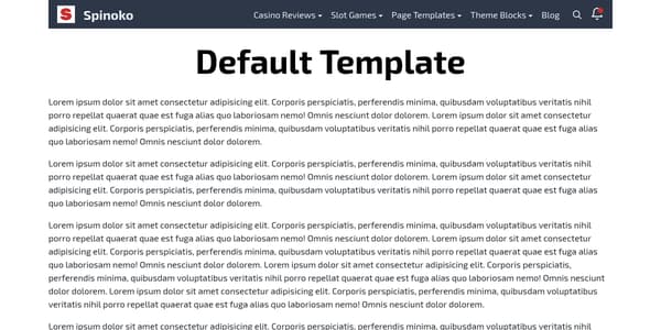 page-default-template