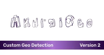 AkuraiGeo v2: Custom Geo Detection